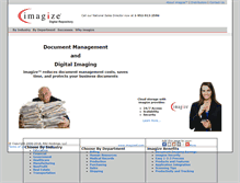 Tablet Screenshot of imagizeit.com